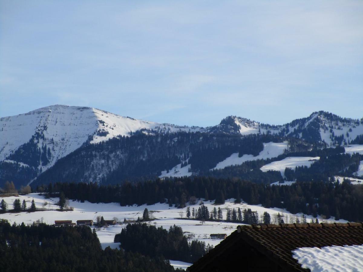 Ferienwohnung Gipfelblick Oberreute Exterior foto